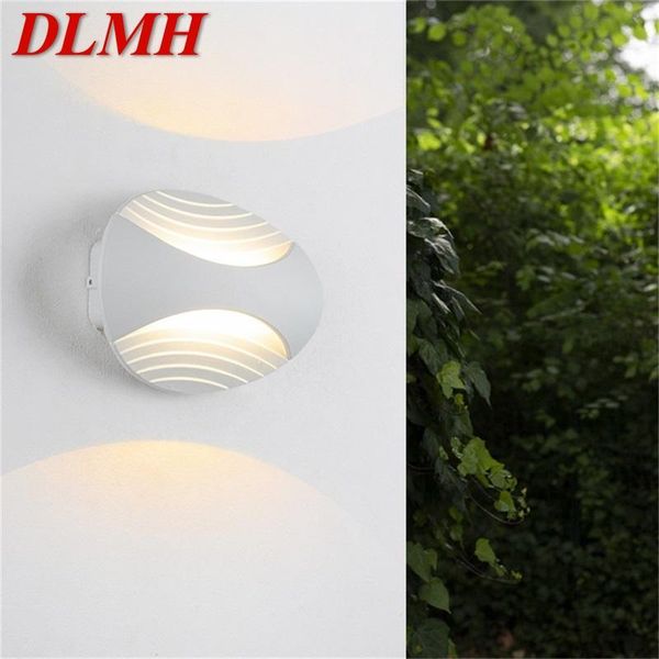 

outdoor wall lamps dlmh light fixtures modern white waterproof led lamp for home porch balcony villa courtyard