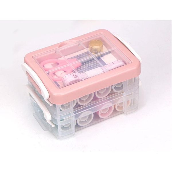 

sewing boxes needle box set with high-end stitches for hand notions & tools, Black