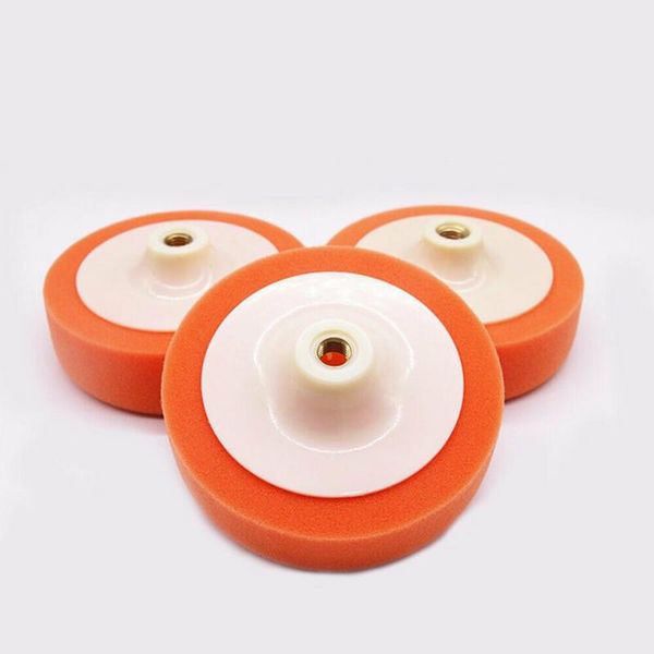 

mop polishing sponge heads 6inch buffing car orange pads replacement roundness