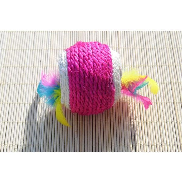 

cat toys scratching board creative ball shaped claw toy colorful sisal scratch lounge durable pad interaction