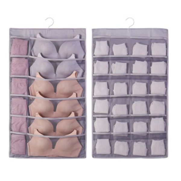

storage boxes & bins novel double sided wall door closet hanging bag organizer pouch oxford cloth