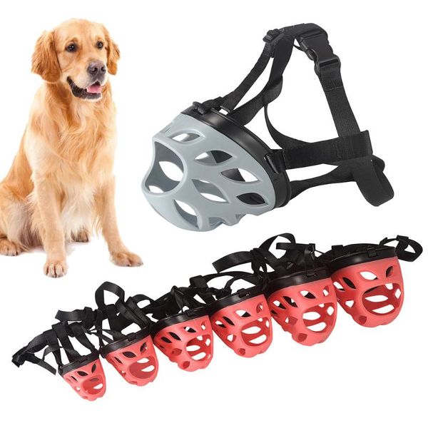 

dog apparel mouth cover breathable anti-off mask dustproof anti-bite pet muzzle