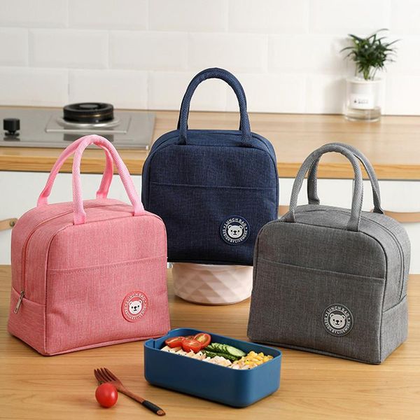

storage bags aluminum foil insulation bag thickened simple rice fashion out lunch portable dinner container picnic food