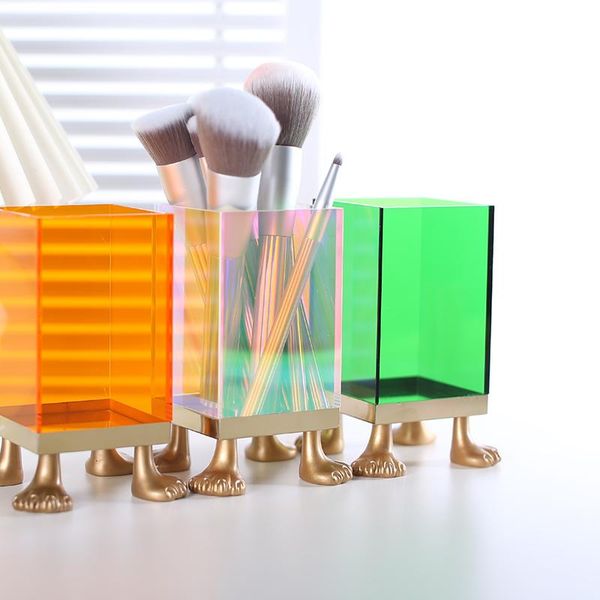 

storage boxes & bins cosmetics makeup brush box acrylic tool pen nail polish cosmetic