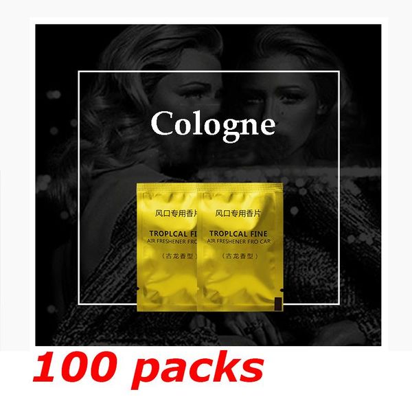 

car air freshener 100 packs styling aroma solid perfume lemon peach ocean lavender auto interior fragnace clip accessories