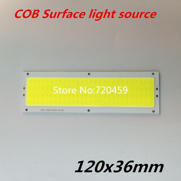 

surface emitting cob light strip lamp panel dc12-14v of integrated plate 120x36mm led modules
