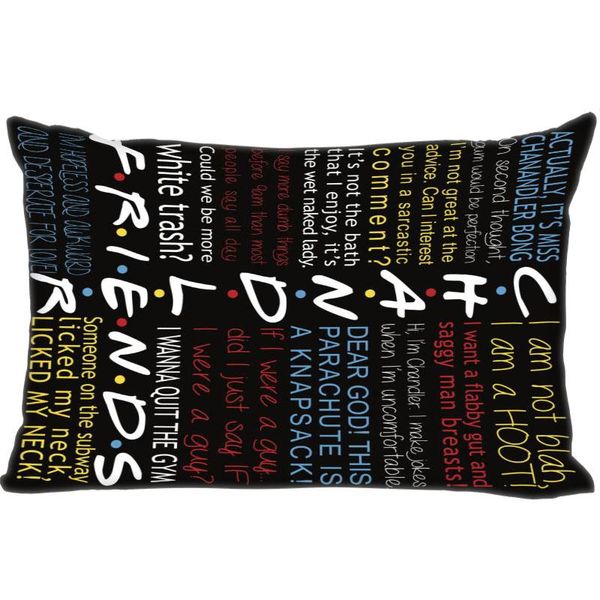 

pillow case rectangle cases friends tv show cover home textiles decorative double sided pillowcase custom