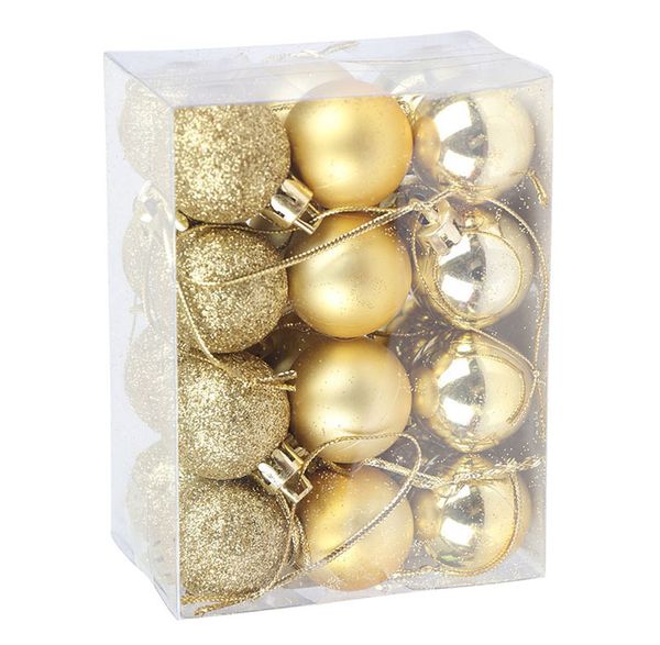 

factory outlet christmas decoration 3cm ball tree decor bauble hanging xmas party ornament decorations for hom ofa7