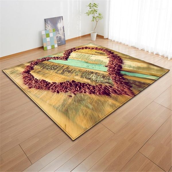 

carpets romantic heart 3d carpet soft flannel sofa palor floor mat bedroom area rugs valentine's day home decor living room1