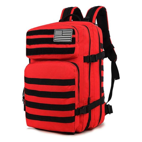 

outdoor bags 50l large capacity men army military tactical backpack 3p softback waterproof bug rucksack hiking camping hunting