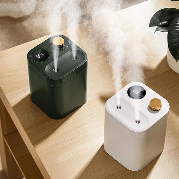 

large capacity square shape 2000mah aromatherapy atomizer diffuser ultrasonic mist led night light humidifiers