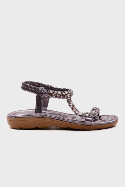 

sandals 120 12 grey women, Black