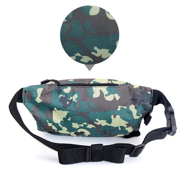 

fishing accessories outdoor multi-function waist bag camouflage green pocket fish lure large capacity canvas