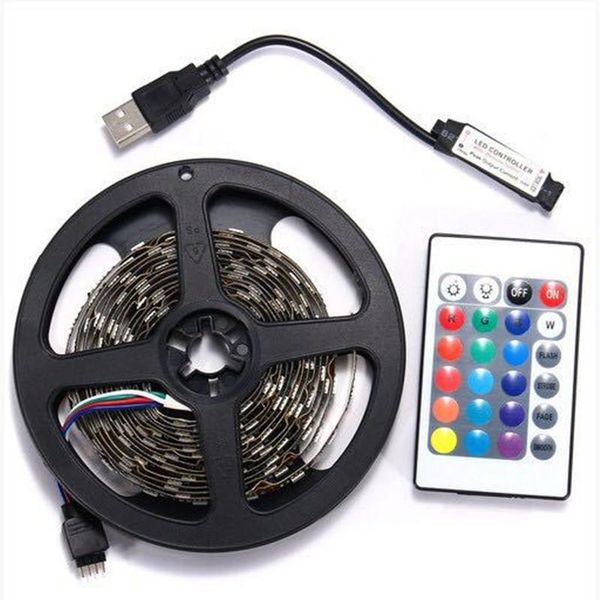 

strips 5v usb power led strip light waterproof rgb tape ribbon 1m - 5m hdtv tv deskscreen backlight bias lighting