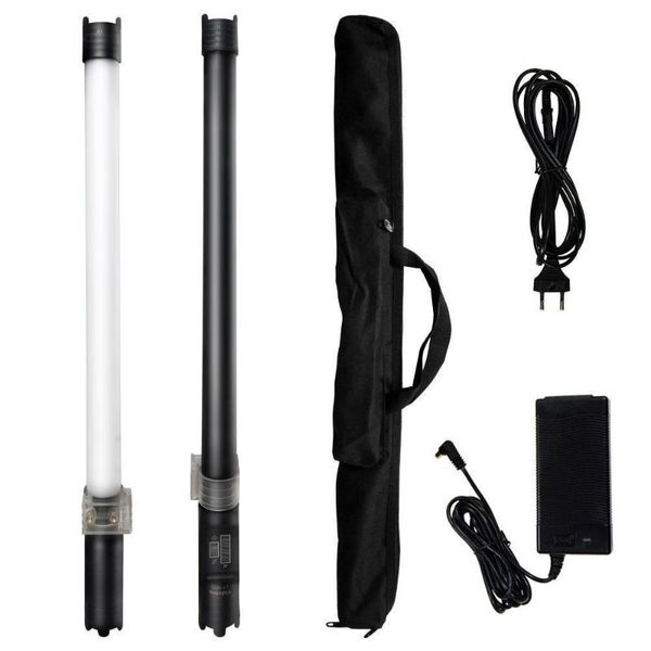 

yidoblo handheld ice stick led video light 3200k-5500k studio pography lamp bio-color adjust phone app control usb charger flash heads