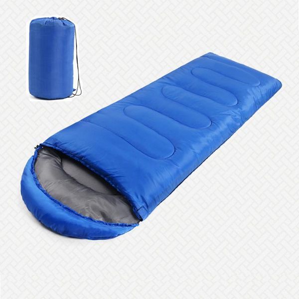 

spring summer 1kg outdoor camping sleeping bags envelope type hooded 180*75cm three seasons are available