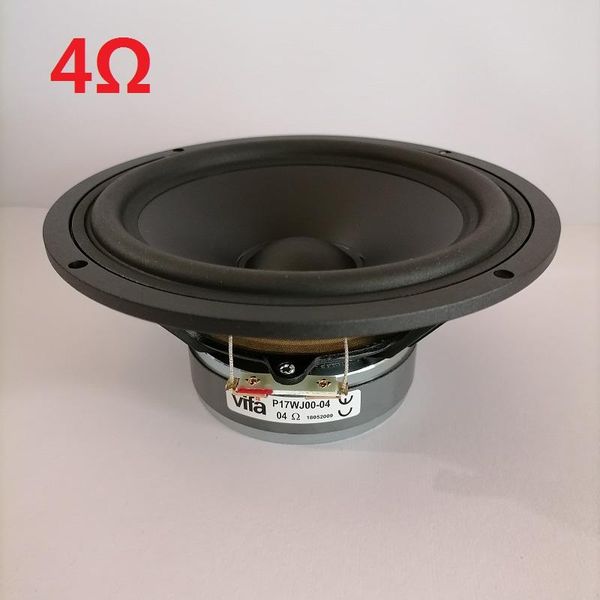 

original vifa p17wj00-04 6.5'' hifi midrange car audio speaker driver casting aluminum frame black pp cone 4ohm 80w round home the