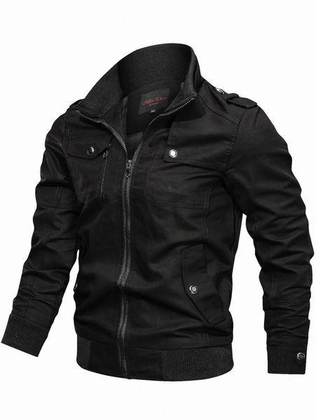 

men flap pocket zip detail jacket u3z2#, Black;brown