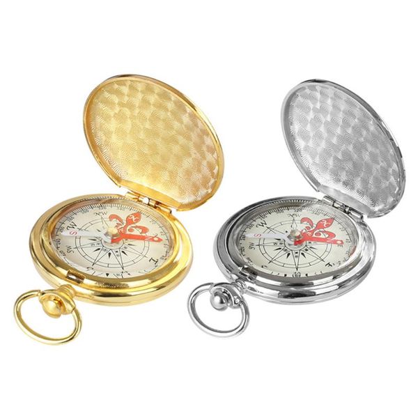 

outdoor gadgets automatic opening lid pocket watch compass camping survival navigation for activities hiking