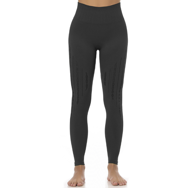 

explosive womens high waist mesh breathable yoga pants seamless slim fit outfits, White;red