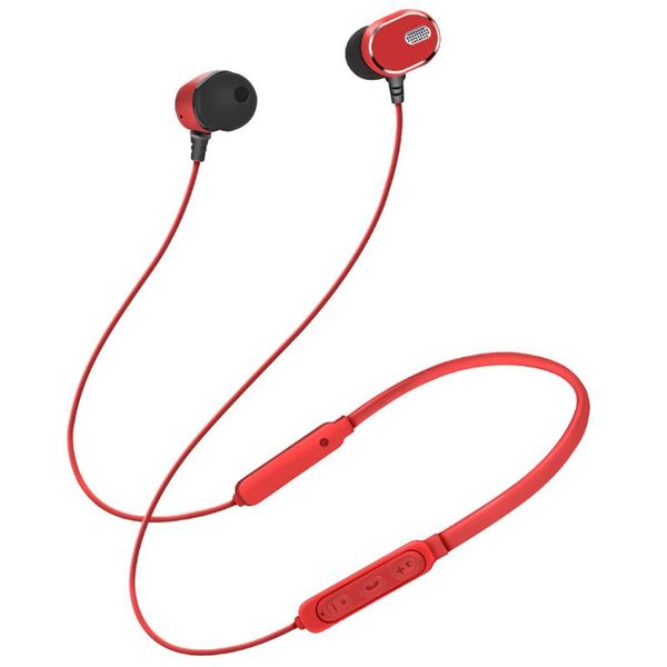 

lc-2 hifi heavy bass headphones dual neck-mounted sports earphones wireless bt 5.0 headset ipx5 waterproof for pc/mobilephones cell phone