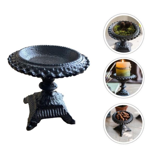 

candle holders 1pc vintage candlestick decor cast iron holder chic craft