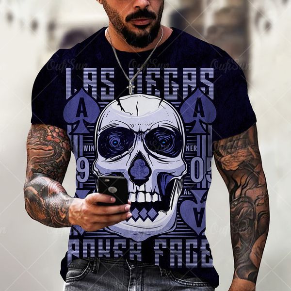 

short sved men's 3d t-shirt casual 3d digital printing collarls casual couple clothing breathable discount krk9, White;black