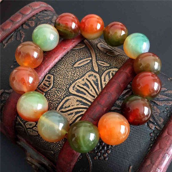 

chinese-style products boutique natural peacock agate bracelet fashion 8-14mm