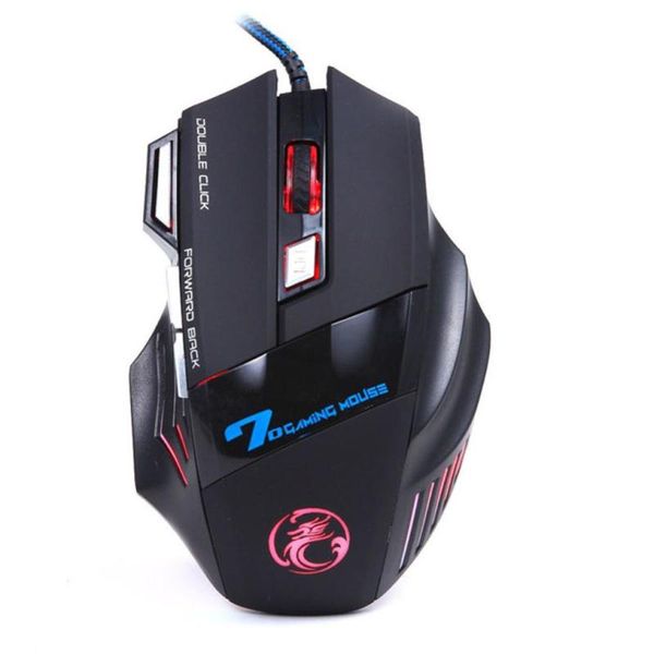 

wired mouse 7buttons usb optical gaming mice designed for professional players pc lapcomputer