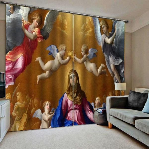

curtain & drapes europe angel curtains 3d blackout for living room