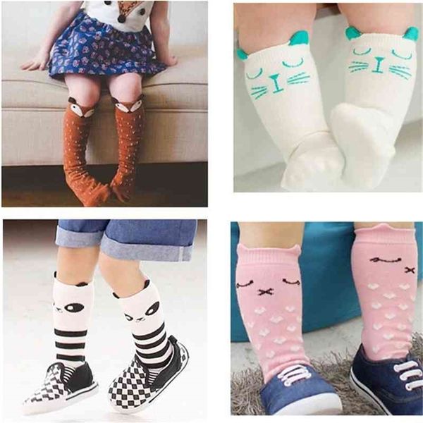 Großhandel gemischtes Design Unisex-Baby-Beinwärmer-Socken für Kinder Scaldamuscoli Bambina Calentadores Piernas Knieschützer 210529