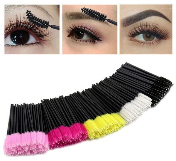 

50pcs good sale third generation eyelash brushes makeup disposable mascara wands applicator lip brush1