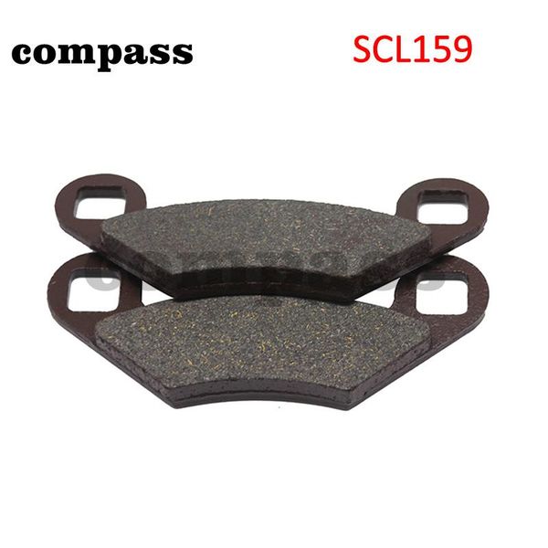 

motorcycle brakes 1 pair semi-metal front&rear brake pads for polaris atv 330 400 500 800 sportsman touring cf moto