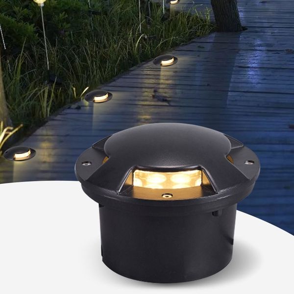 

led embedded waterproof buried outdoor spotlight lawn garden floor lamp
