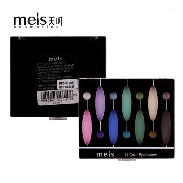 

arrival charming eyeshadow 14 color palette make up matte shimmer pigmented eye shadow powder maquillage1