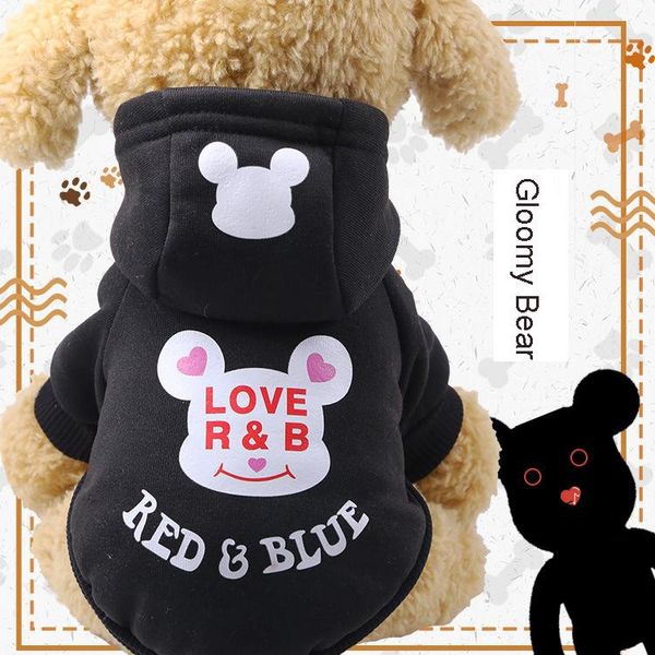 

dog apparel gloomy bear small clothes pet puppy cute sweater cat xs-xxl
