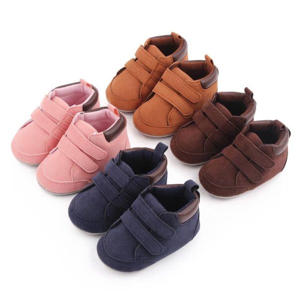 

first walkers baywell autumn born baby boy girl shoes classic causal sneakers high-retro leather toddler anti-slip moccasins