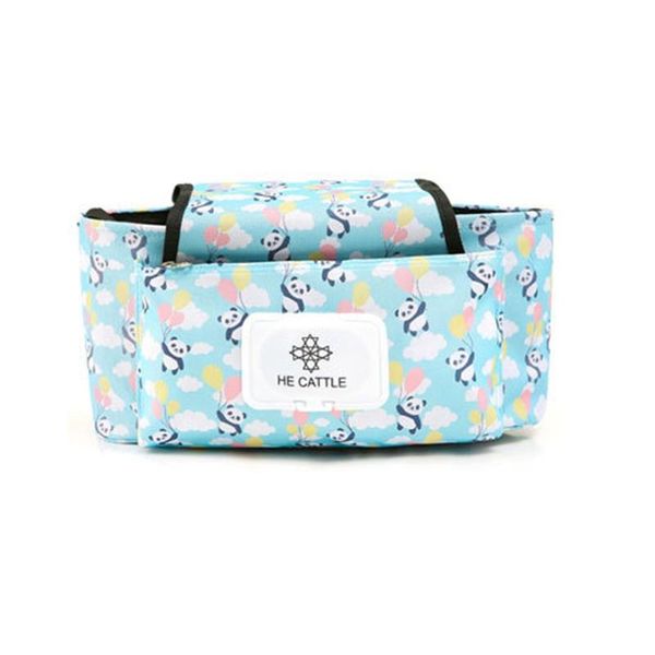 

stroller parts & accessories he cattle baby diaper bag large capacity universal carriage wipes cover design hanging storage