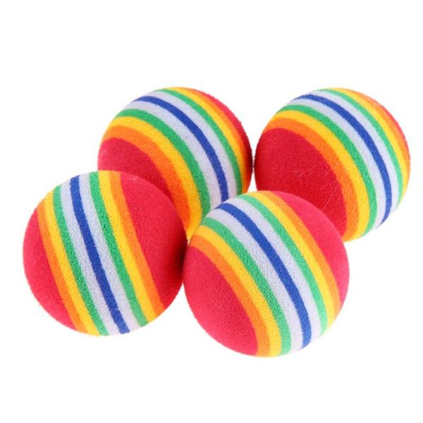 

golf balls 30pcs rainbow strip soft ball compact and portable carry convenient practice training match aid tool for beginner