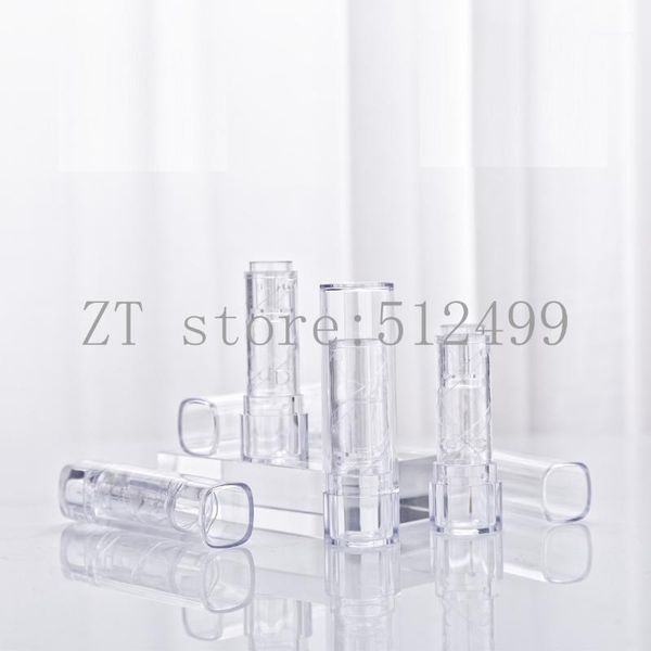 

5/10/30/50/100pcs empty12.1mm clear square lipstick tube diy makeup refillable package container plastic lip rouge pipe shell