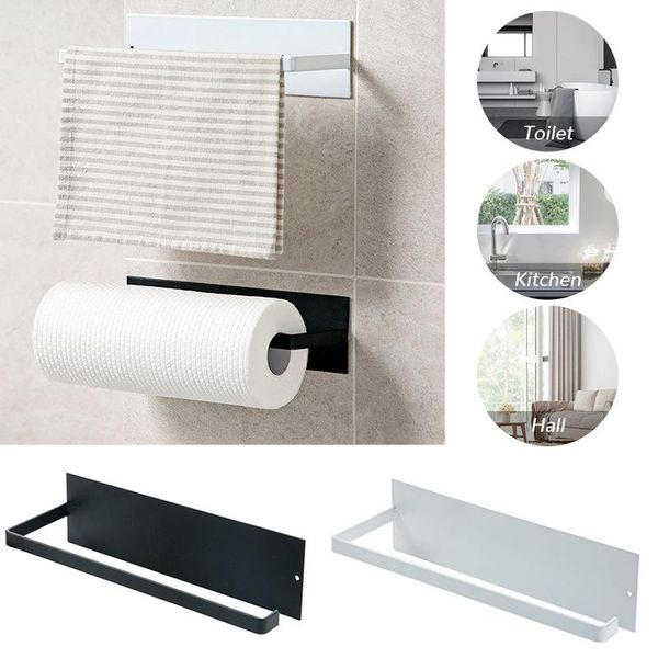 

toilet paper holders stainless steel towel holder kitchen roll room deco