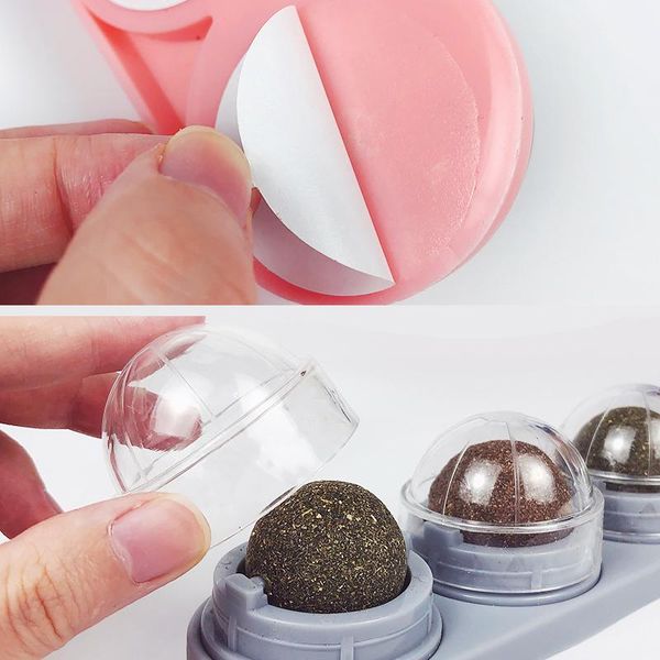 

cat toys natural catnip 1/2/3/4 pcstreat balls pet interactive mice mouse kitten cleaning teeth toy cats playing