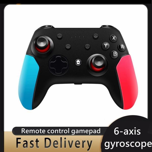 

trend 6-axis gyroscope wireless bluetooth game controller for switch pro gamepad games accessories controllers & joysticks