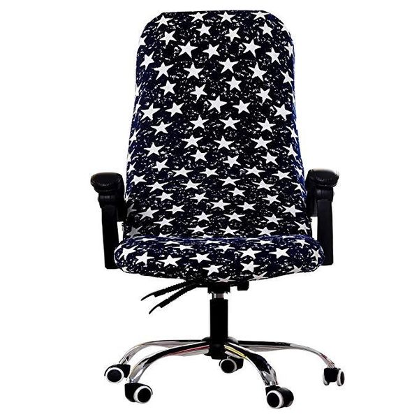 

chair covers soft rotating office computer cover spandex for chairs lycra stretch case swivel armchair work seat