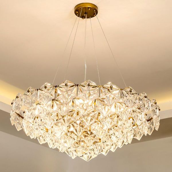 

pendant lamps moderne led kroonluchter woonkamer kristal armaturen el opknoping lichten eetkamer hanger lampen slaapkamer