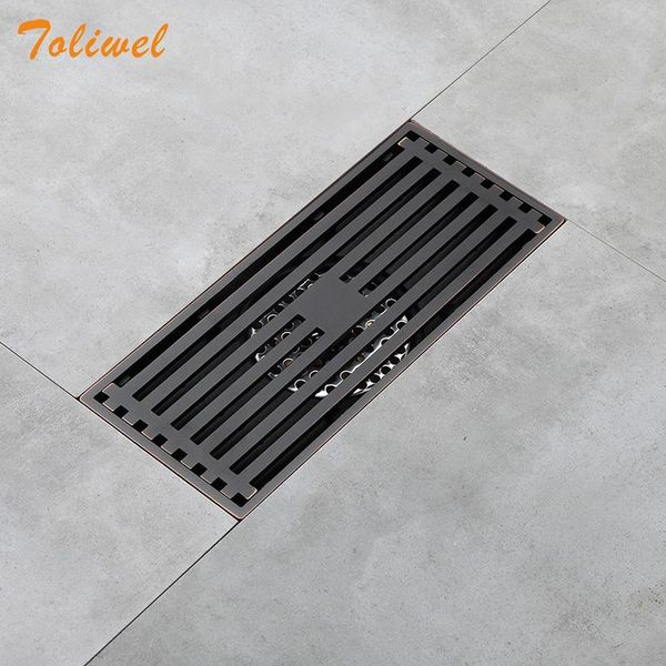

other bath & toilet supplies drains antique brass bathroom linear shower 8 x 20cm floor drain wire strainer cover waste fitting ls058