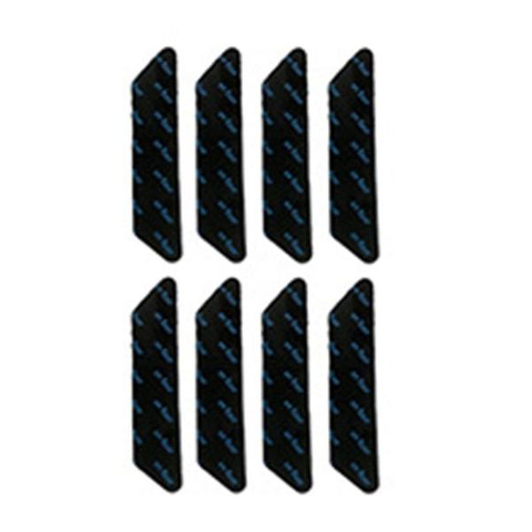 

bath mats 8pcs non-slip fixing sticker for floor mat black pu reusable carpet yoga strong adhesive anti-sliding sheet