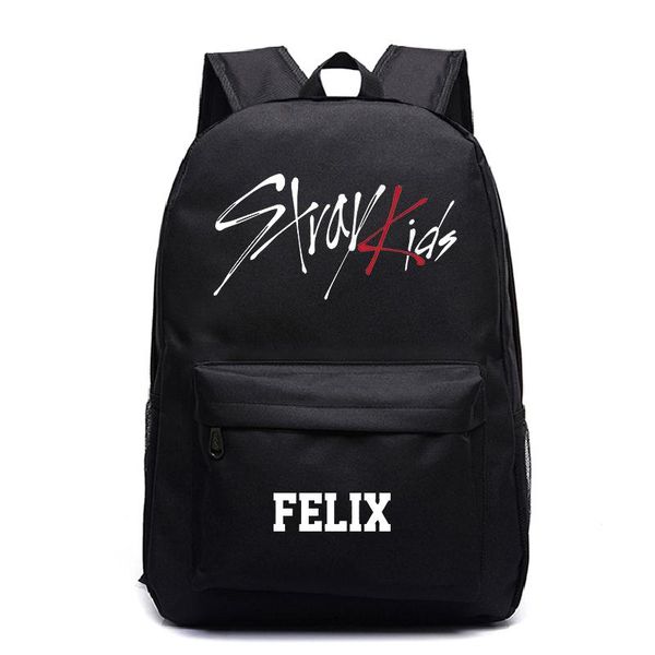 

backpack children's stray kids jisung school bags teenage 2021 boys girl laptravel rucksack schoolbag