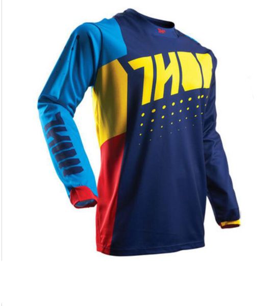 

summer outdoor mountain cross-country motorcycle round neck long-sleeved t-shirt quick-drying racing suit