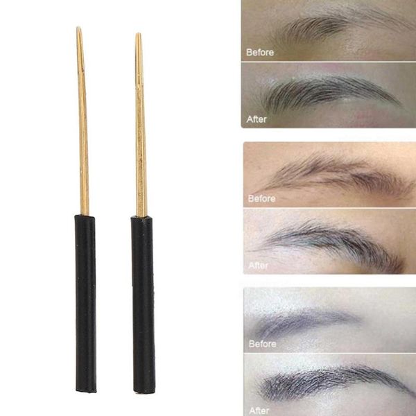 

tattoo needles est 10pcs disposable microblading antirust eyebrows eyeliner lip spray needle manual acupuncture makeup tools supplies